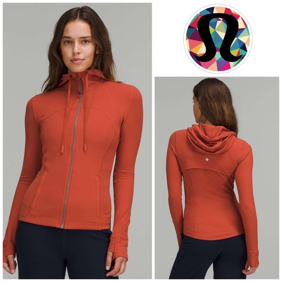 lululemon athletica Tops - Lululemon 2022 Hooded Define Jacket *Nulu in Red rock (Red orange)